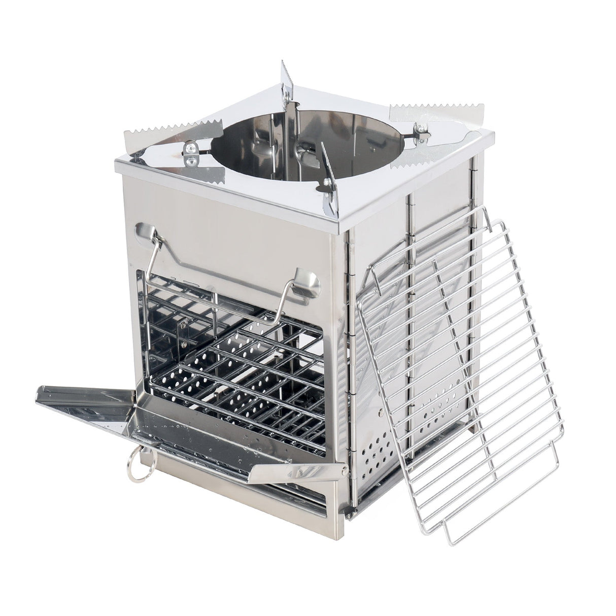 Wood Burning Camping Stove Folding with Pot Stand From Redcamp