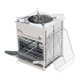 Wood Burning Camping Stove Folding with Pot Stand From Redcamp