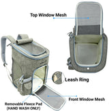 Mr. Peanut's Vancouver Series Backpack Pet Carrier for Smaller Cats and Dogs from Mr. Peanut's Pet Carriers