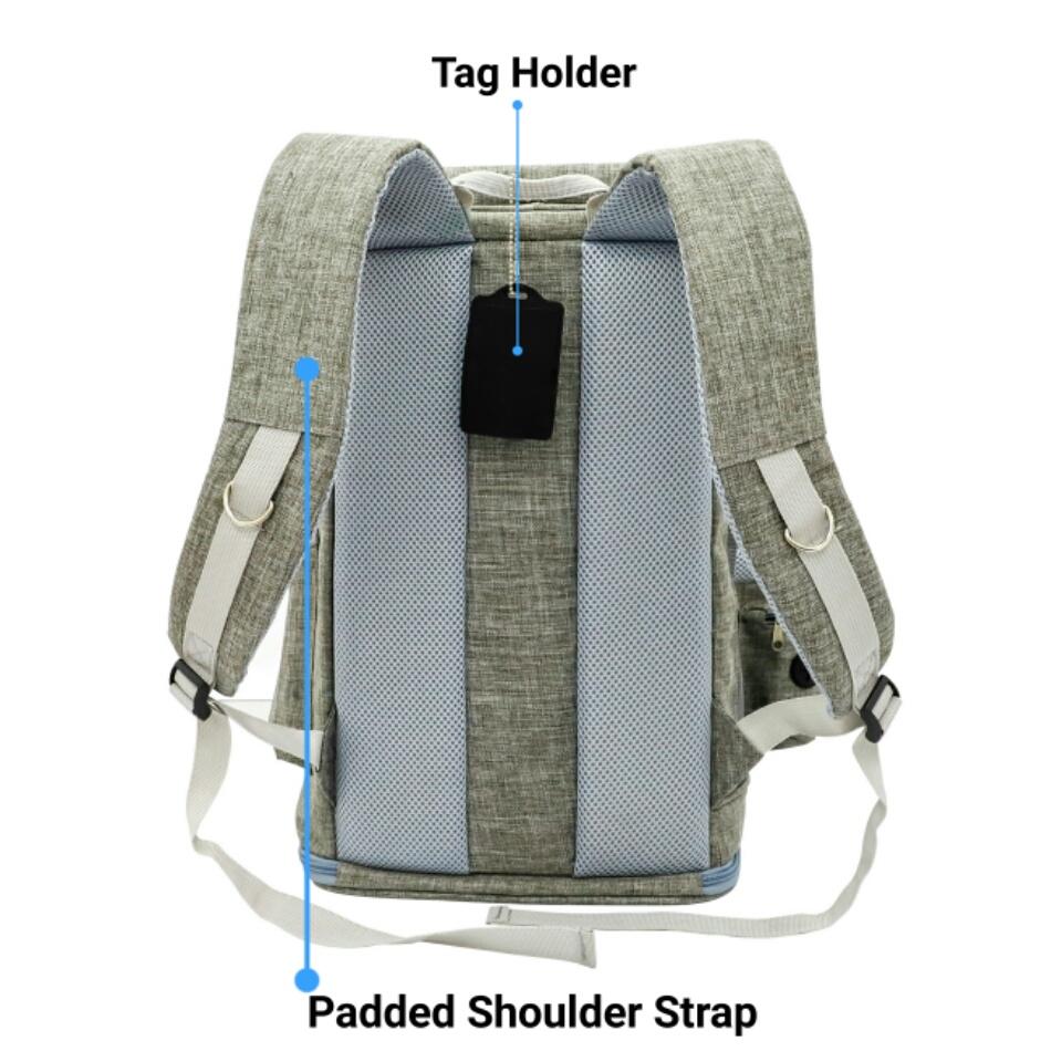 Mr. Peanut's Vancouver Series Backpack Pet Carrier for Smaller Cats and Dogs from Mr. Peanut's Pet Carriers