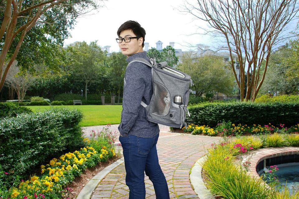 Mr. Peanut's Vancouver Series Backpack Pet Carrier for Smaller Cats and Dogs from Mr. Peanut's Pet Carriers