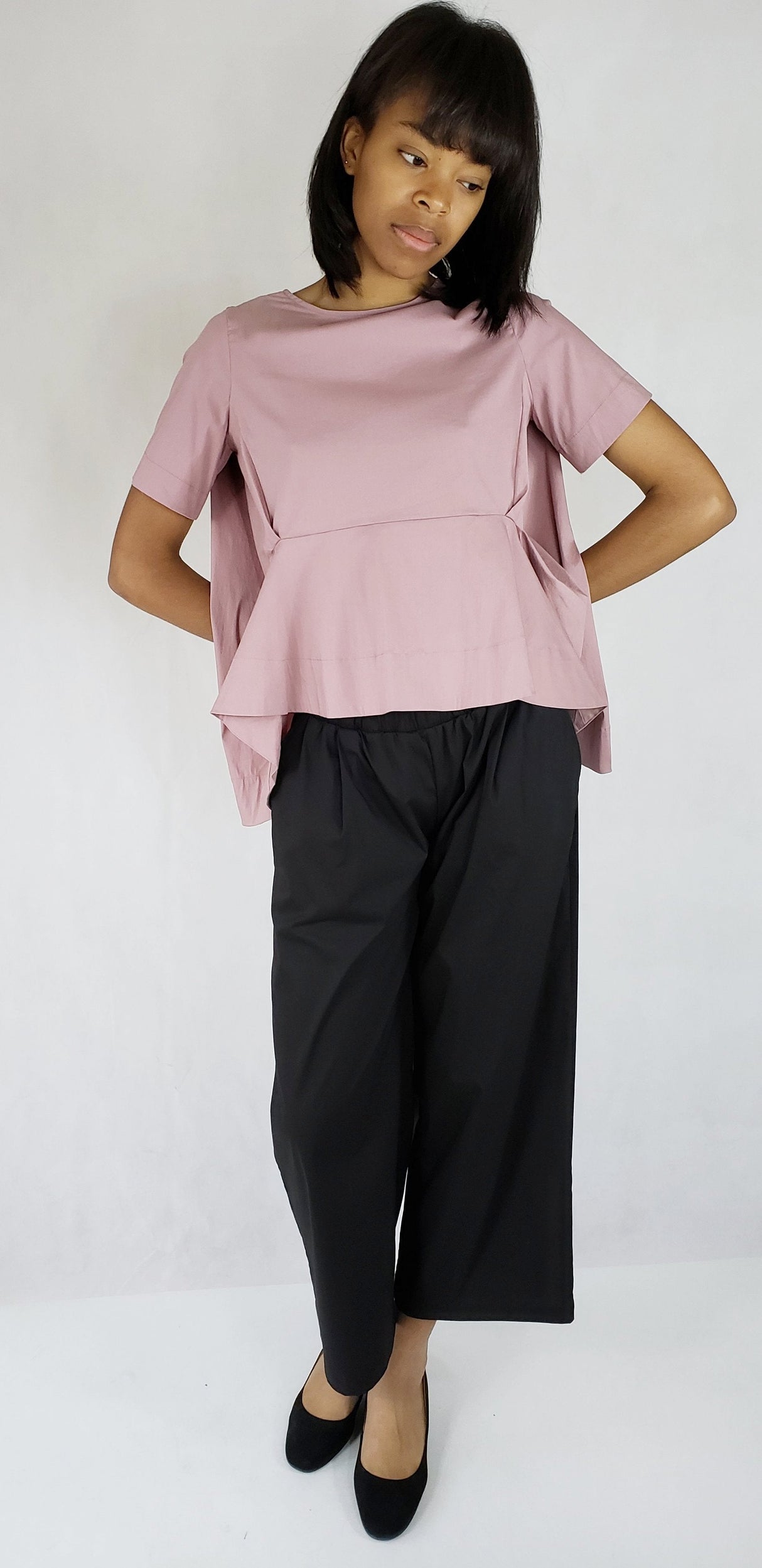 Womens Summer Short Sleeve Crew Neck Tops Casual Loose Blouse Premium Quality from EBRU Home