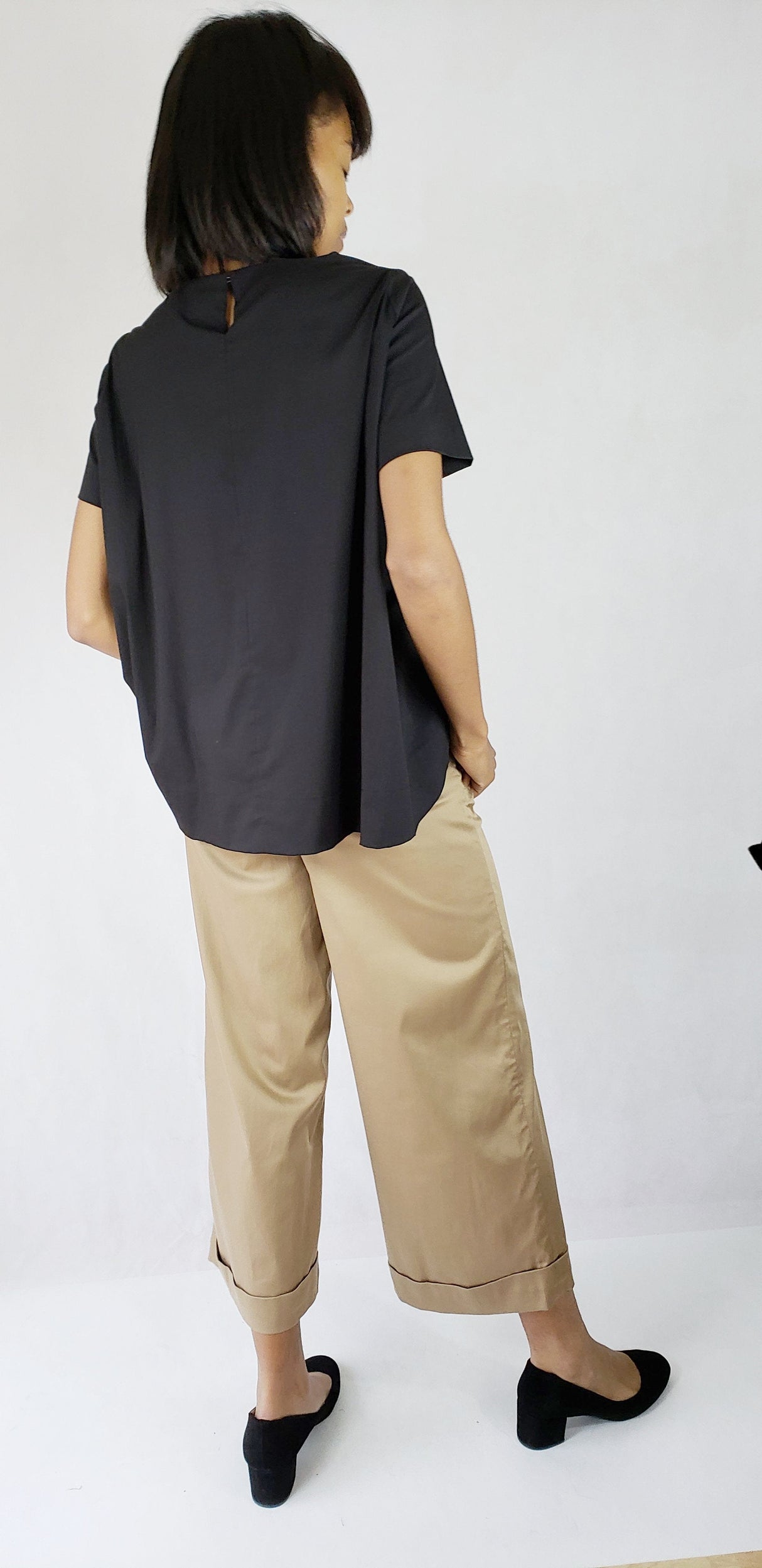 Womens Summer Short Sleeve Crew Neck Tops Casual Loose Blouse Premium Quality from EBRU Home