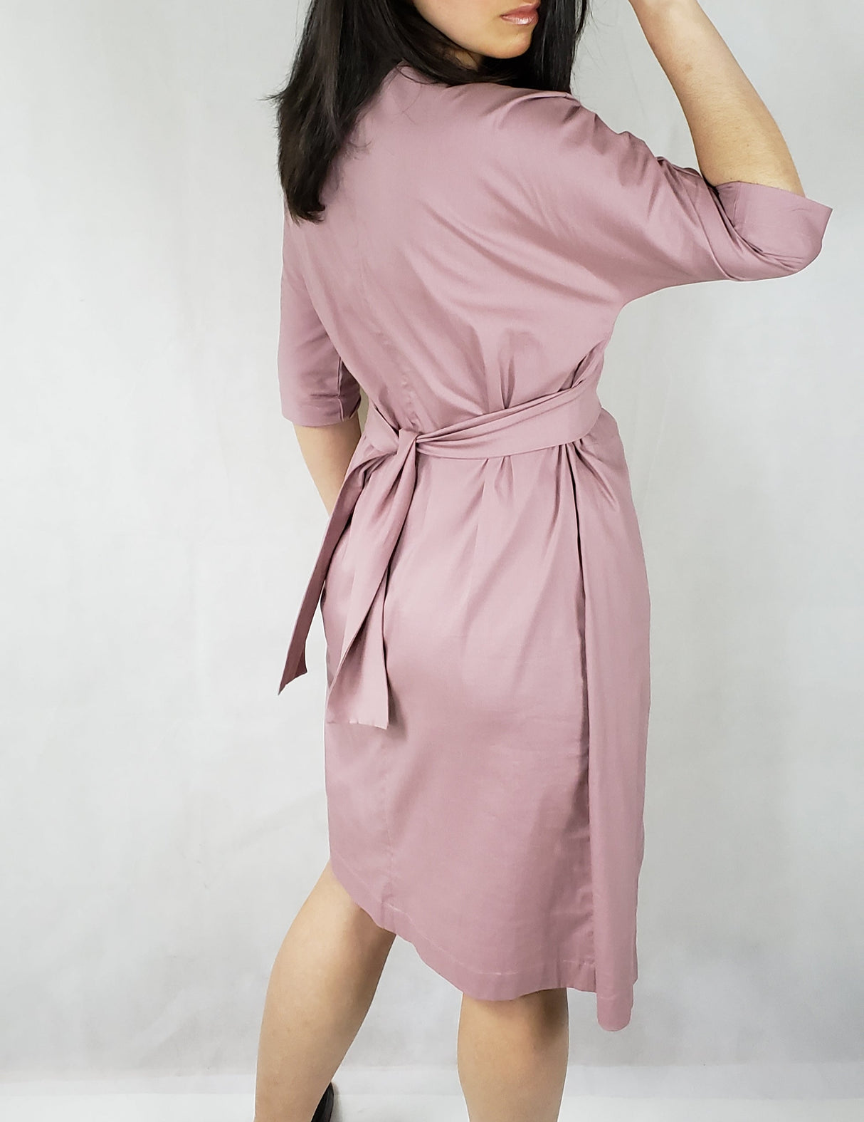 Dress jacket 3/4 sleeve ties in front with pockets Premium Quality from EBRU Home