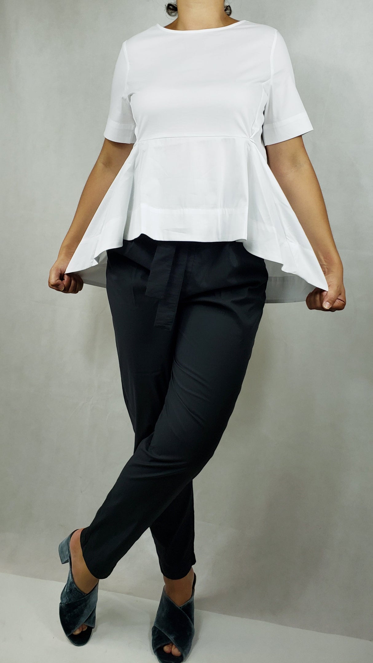 Womens Summer Short Sleeve Crew Neck Tops Casual Loose Blouse Premium Quality from EBRU Home