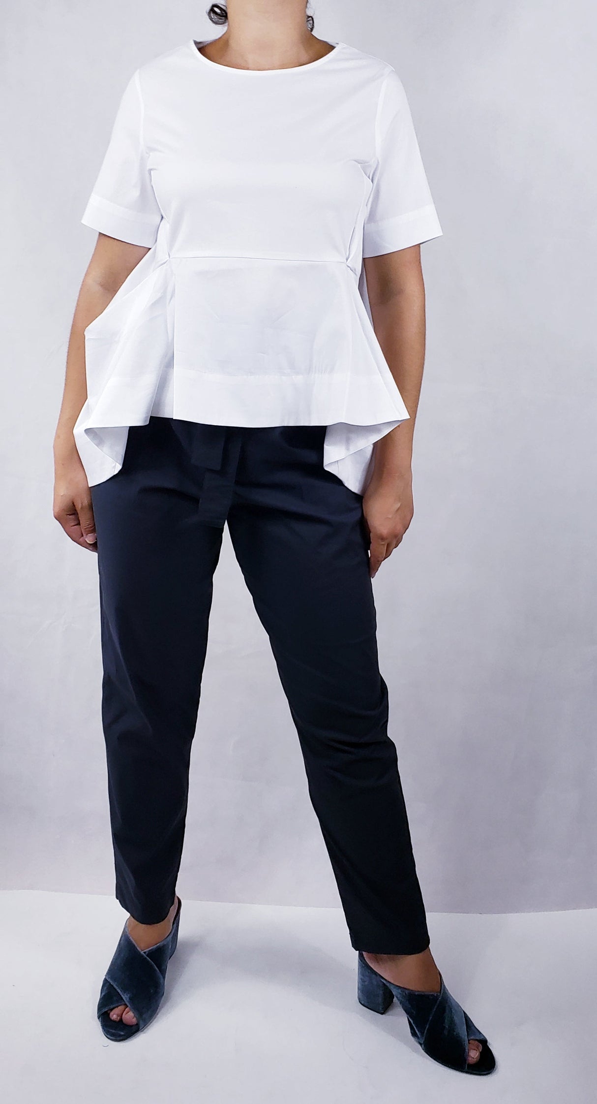 Womens Summer Short Sleeve Crew Neck Tops Casual Loose Blouse Premium Quality from EBRU Home