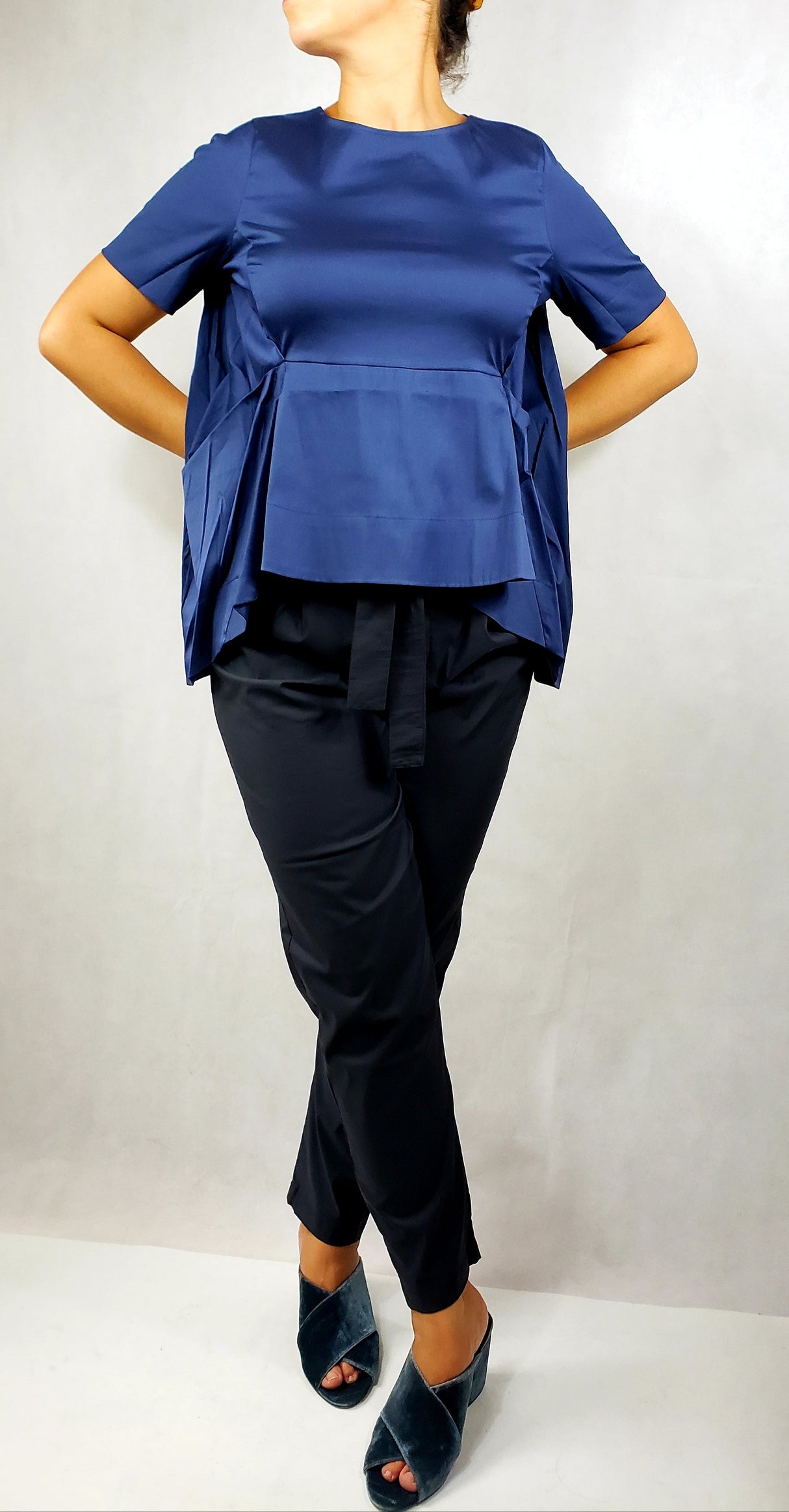 Womens Summer Short Sleeve Crew Neck Tops Casual Loose Blouse Premium Quality from EBRU Home