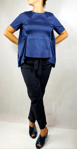 Womens Summer Short Sleeve Crew Neck Tops Casual Loose Blouse Premium Quality from EBRU Home