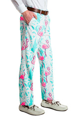 El Flamenco | Tropical Flamingo Print Suit From Shinesty