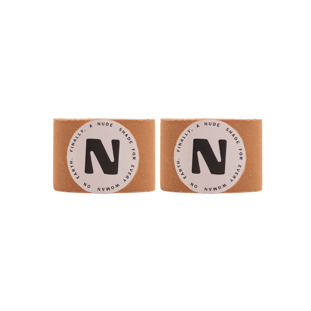 The Grip Kit: Nude Shade Boob Tape 2-Pack Set from Naked Rebellion