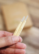 Reusable Bamboo Interdental Brush / Flossers. Part Compostable and Biodegradable. 0.7 mm & 1.0mm (20 pack) from Lucky Teeth