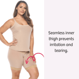 Signature Lace Shortlette Slipshort 9" | Blush From Undersummers