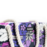 Sugar Skull Purple Shoulder Beach Bag From Zapps Clothing