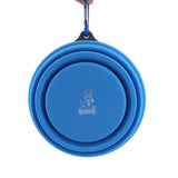 Mr. Peanut's 30oz Collapsible Silicone Camping Bowl with Lid & Foldable Fork from Mr. Peanut's Pet Carriers
