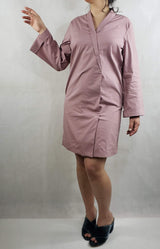 WRAPPED DRESS WIDE OPEN SLEEVES from EBRU Home