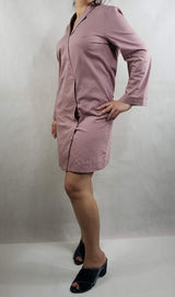 WRAPPED DRESS WIDE OPEN SLEEVES from EBRU Home