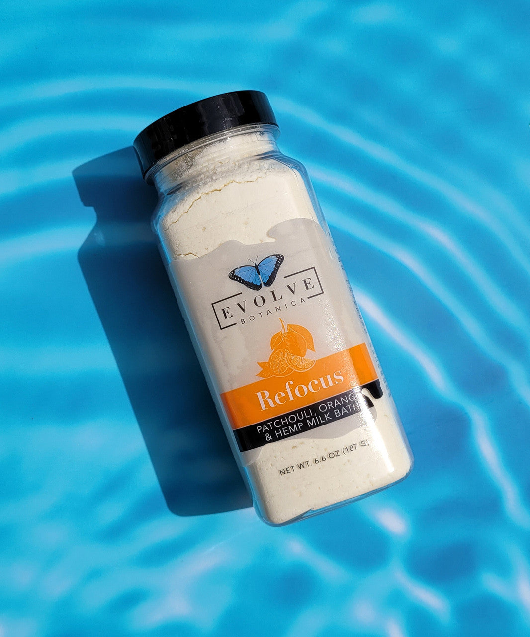 Milk Bath - Refocus (Patchouli, Orange, & Hempseed Oil) from Evolve Botanica