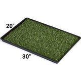 Mr. Peanut's Potty Place - Artificial Grass Puppy Pad for Dogs and Small Pets – Portable Training Pad with Tray from Mr. Peanut's Pet Carriers