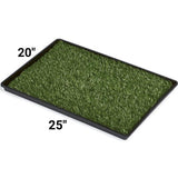 Mr. Peanut's Potty Place - Artificial Grass Puppy Pad for Dogs and Small Pets – Portable Training Pad with Tray from Mr. Peanut's Pet Carriers