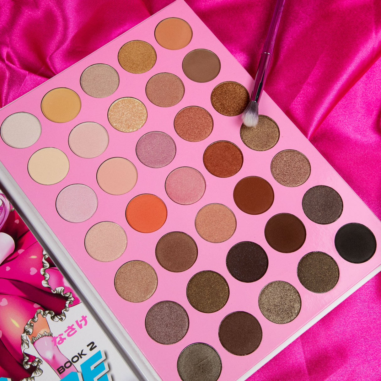 Manga Anime Makeup 35 Eyeshadow Palette Book 2 from Rude Cosmetics