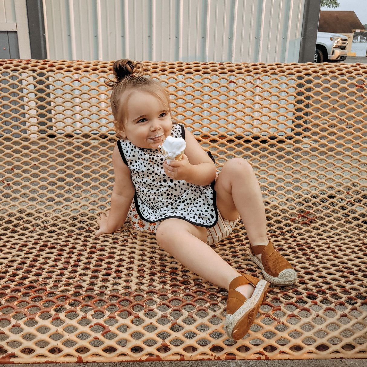 Organic Dot Bapron from BapronBaby