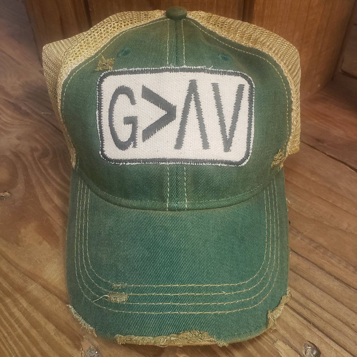 God is Greater Hat from The Goat Stock