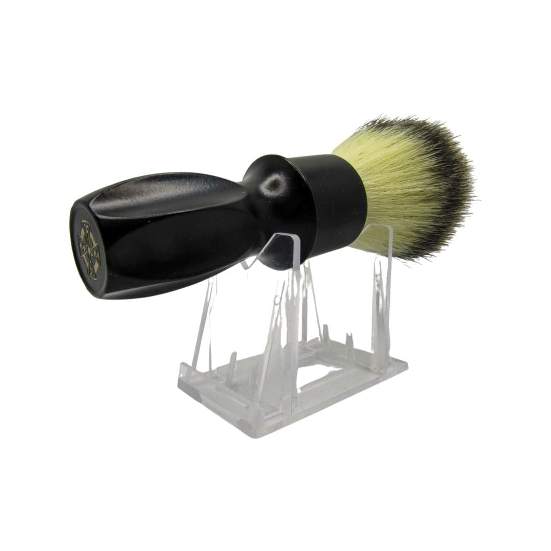 MM-400 Black Shaving Brush (24mm Synthetic Knot) - from Murphy and McNeil