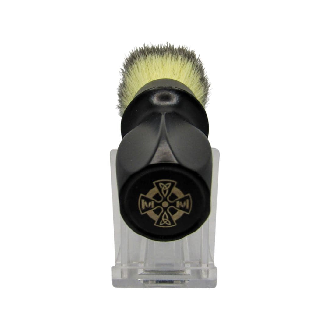 MM-400 Black Shaving Brush (24mm Synthetic Knot) - from Murphy and McNeil