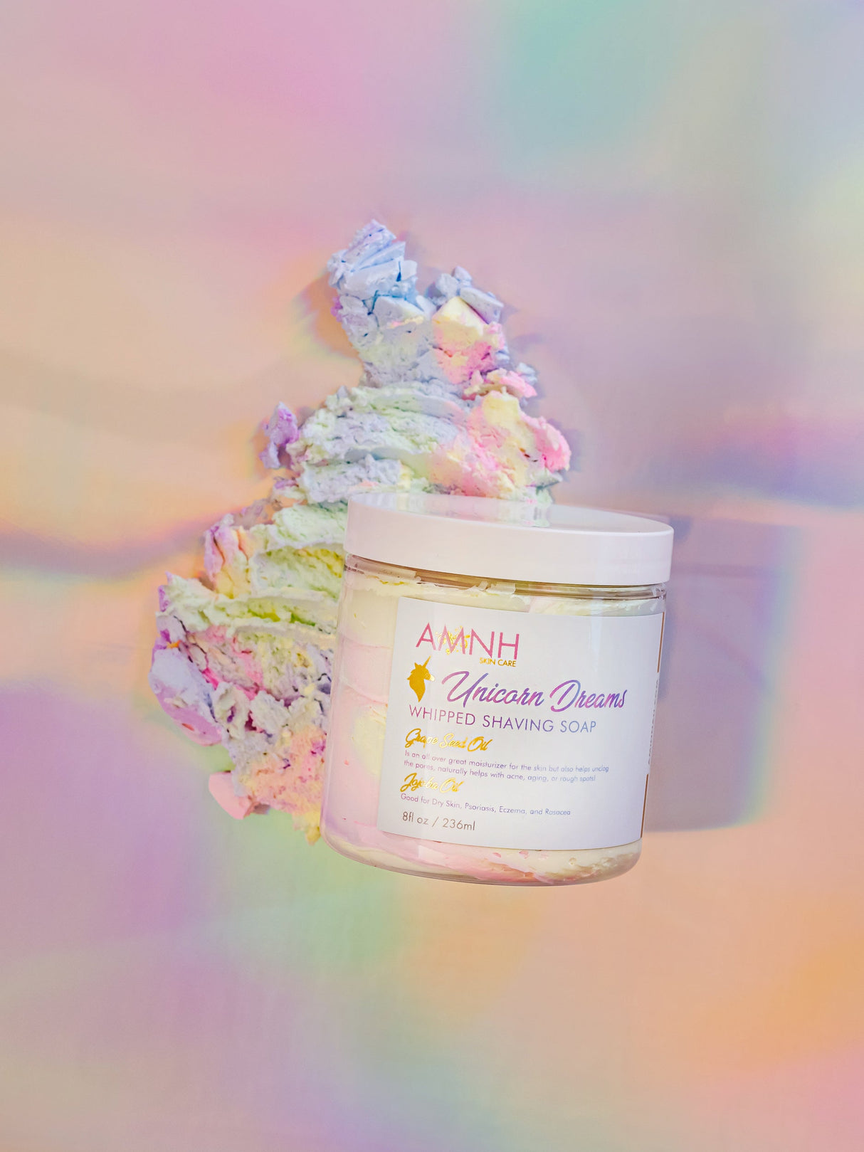 "Unicorn Dreams" Whipped Foaming/ Shaving Soap from AMINNAH
