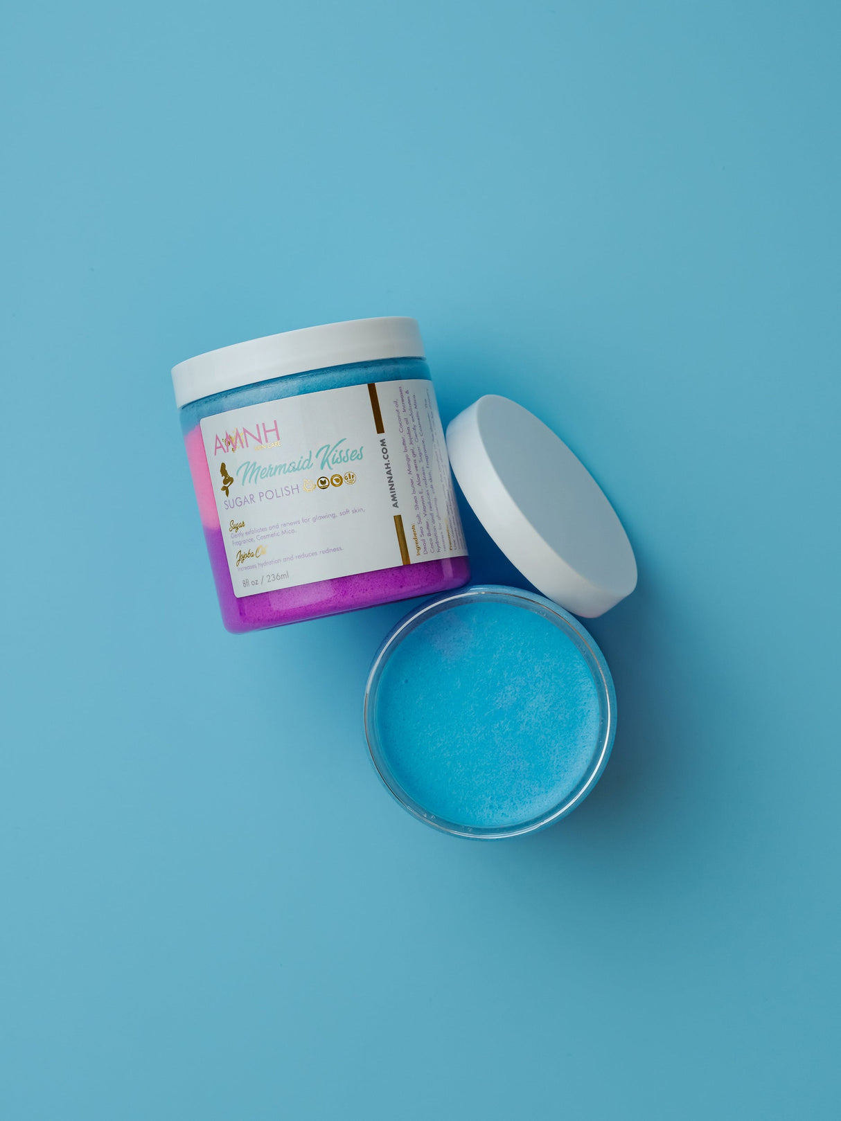 "Mermaid Kisses" Sugar Scrub from AMINNAH
