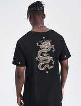 Dragon Rebirth Embroidery Tee from Niepce Inc
