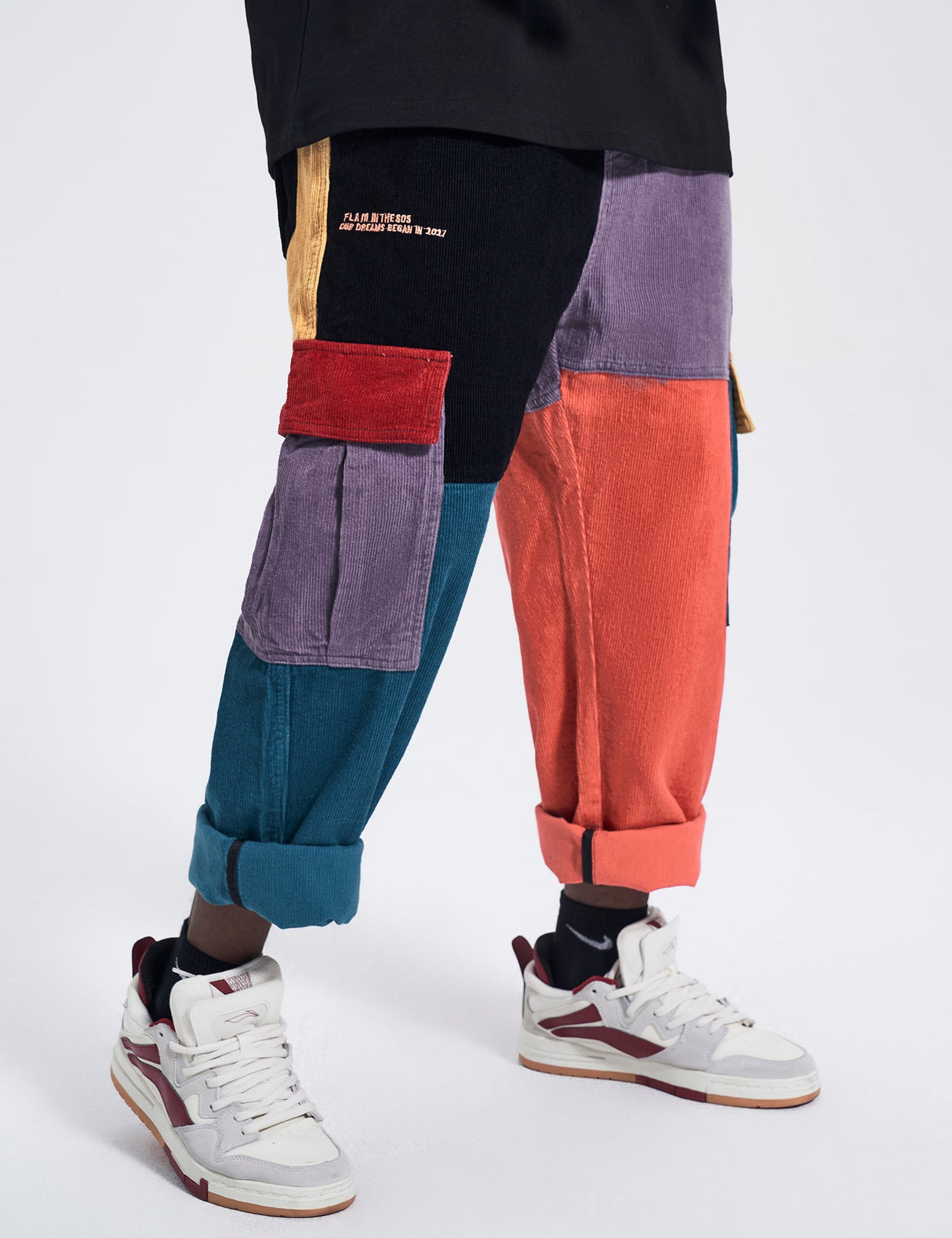 NP2 Urban Patchwork Cargo Pants from Niepce Inc