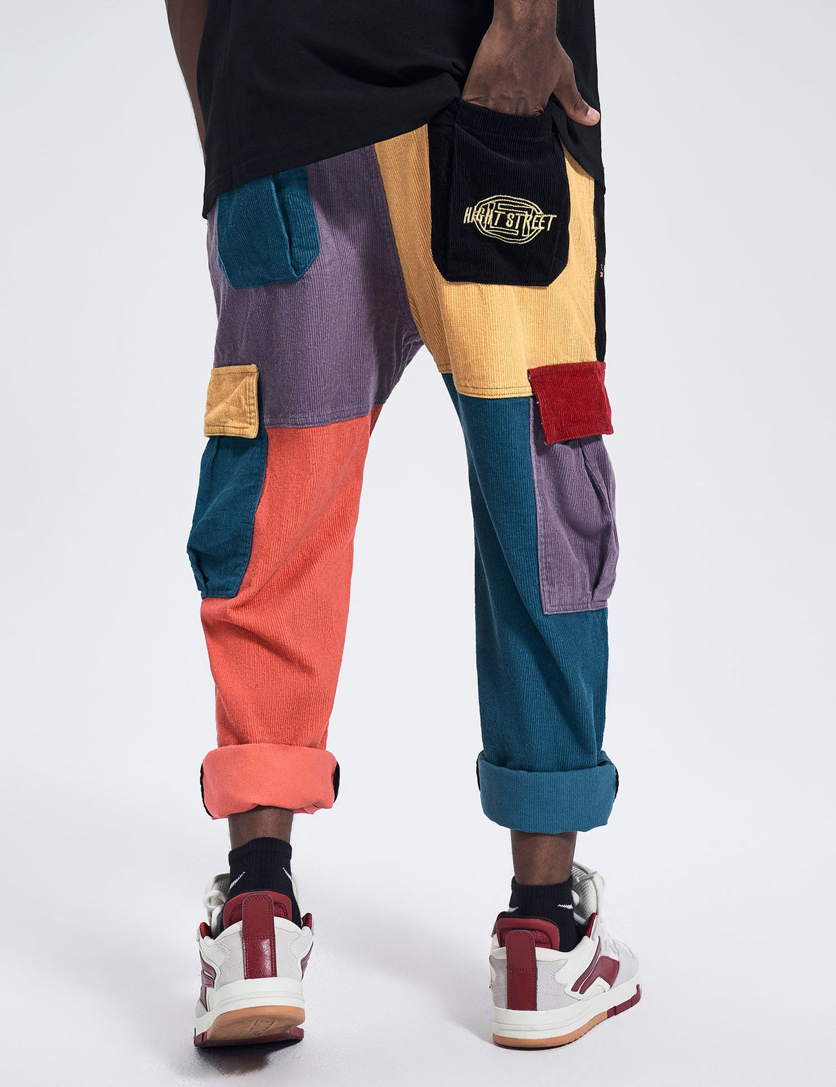NP2 Urban Patchwork Cargo Pants from Niepce Inc