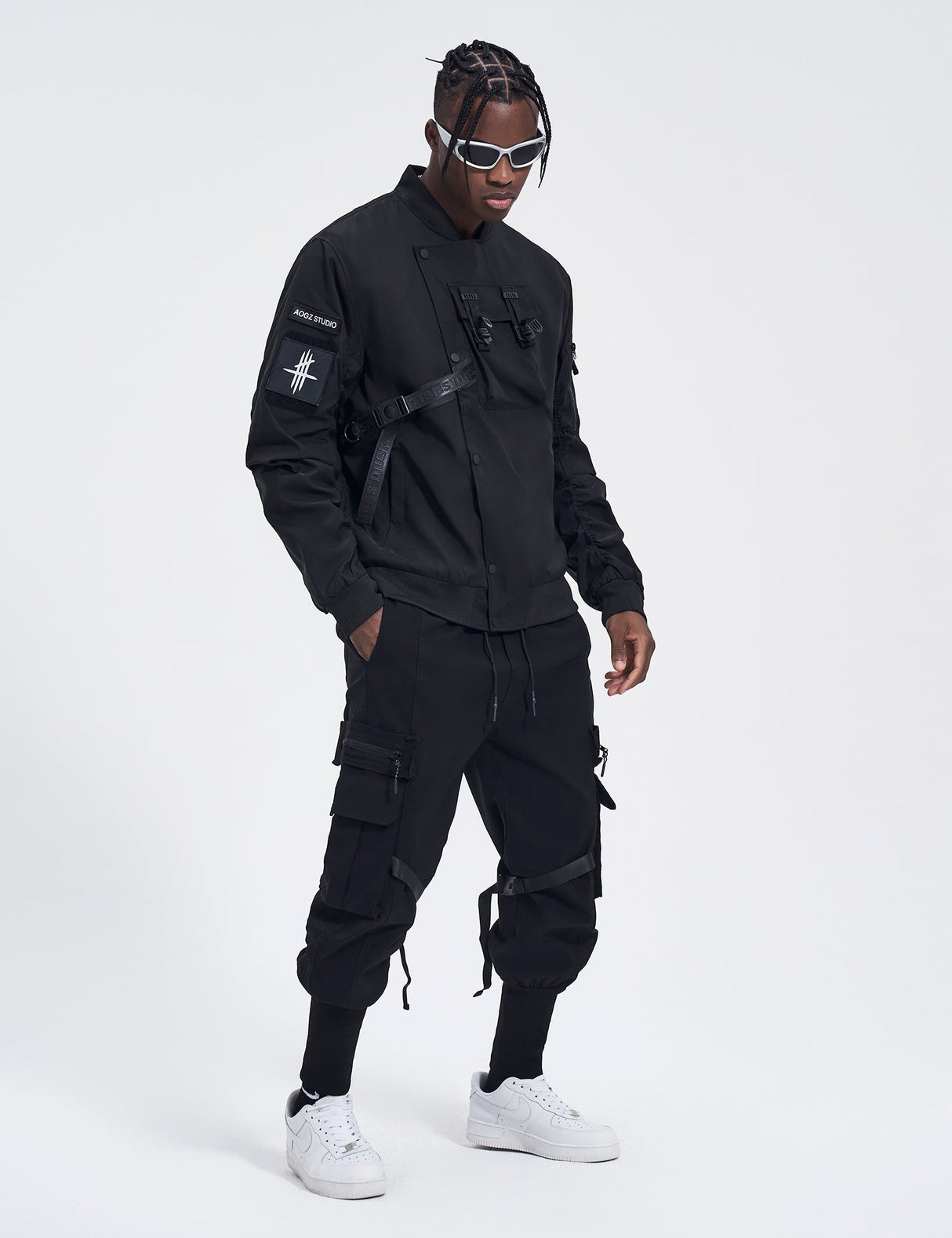 Scar Slash Utility Bomber Jacket from Niepce Inc