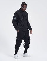 Scar Slash Utility Bomber Jacket from Niepce Inc