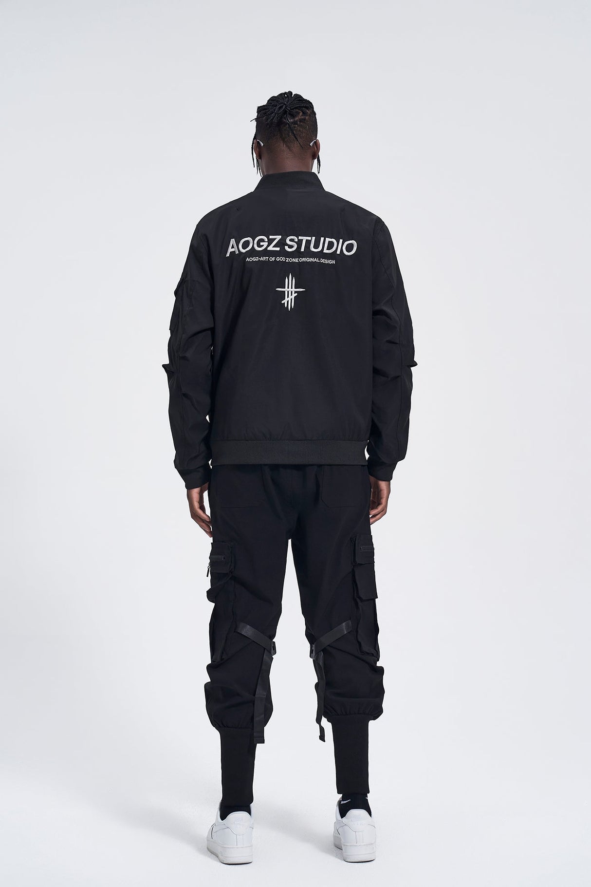 Scar Slash Utility Bomber Jacket from Niepce Inc