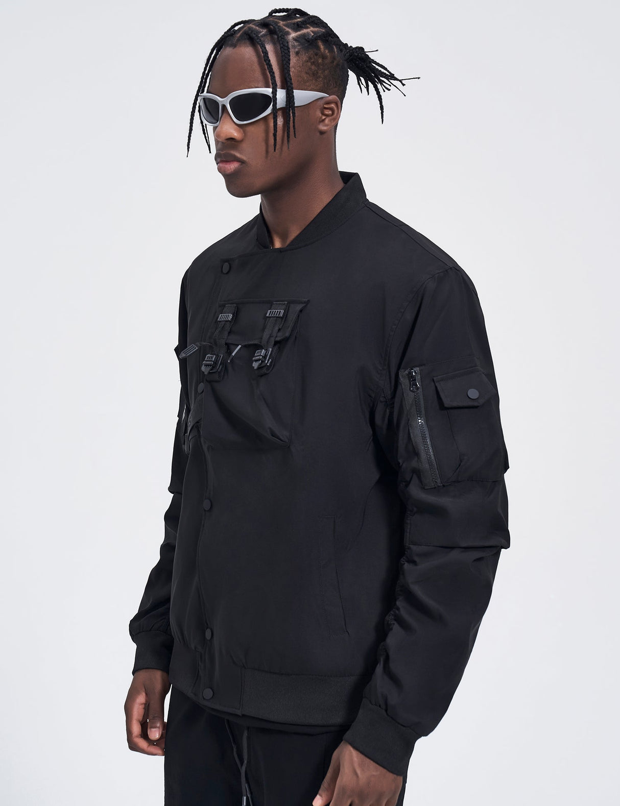 Scar Slash Utility Bomber Jacket from Niepce Inc