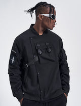 Scar Slash Utility Bomber Jacket from Niepce Inc