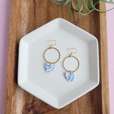 Iris Earrings- Greek Goddess Blue from Spiffy & Splendid