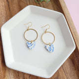 Iris Earrings- Greek Goddess Blue from Spiffy & Splendid