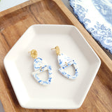 Athena Earrings- Greek Goddess Blue from Spiffy & Splendid