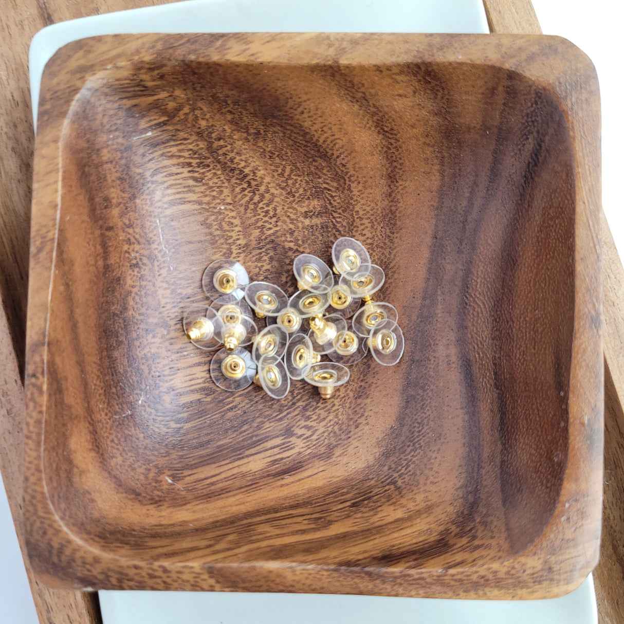 Brass Earring Backs (20 pcs) from Spiffy & Splendid