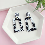 Avery Earrings- Black & White from Spiffy & Splendid