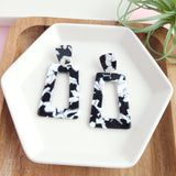 Avery Earrings- Black & White from Spiffy & Splendid