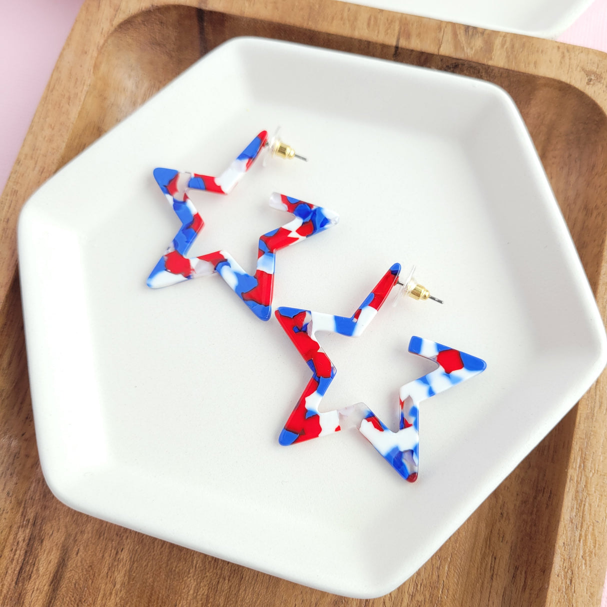 Star Hoops - Red, White & Blue from Spiffy & Splendid