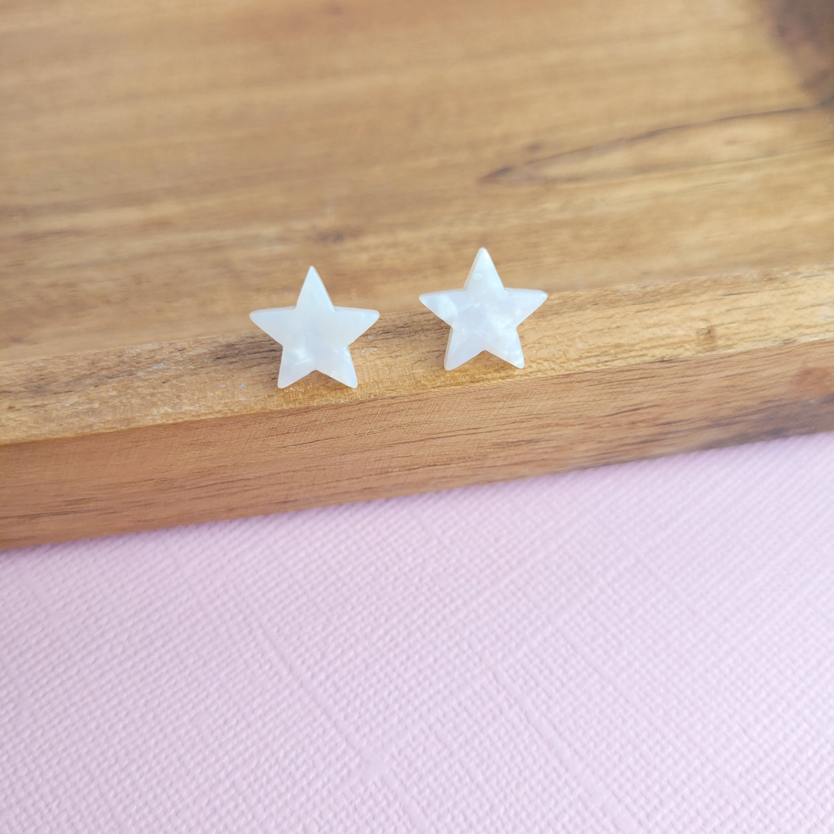 Star Studs- Pearly White from Spiffy & Splendid