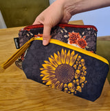 Sunflower Skulls Makeup Bag From Zapps Clothing