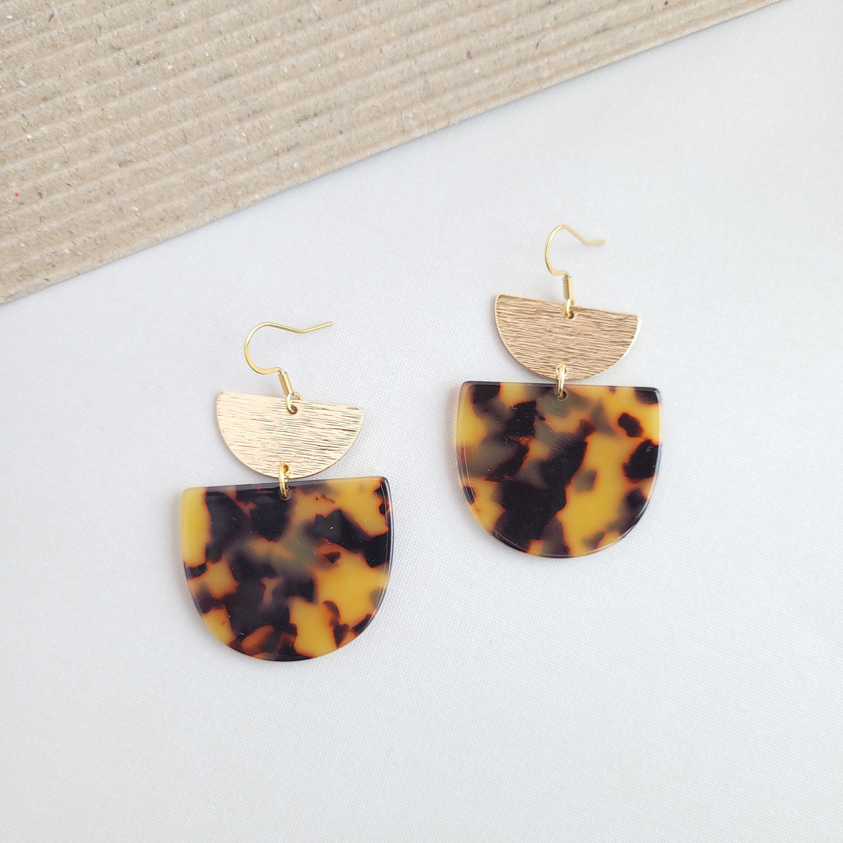 Harper Earrings - Tortoise from Spiffy & Splendid