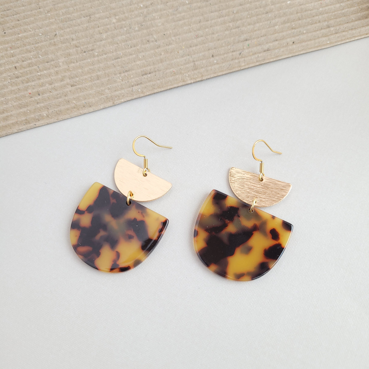 Harper Earrings - Tortoise from Spiffy & Splendid