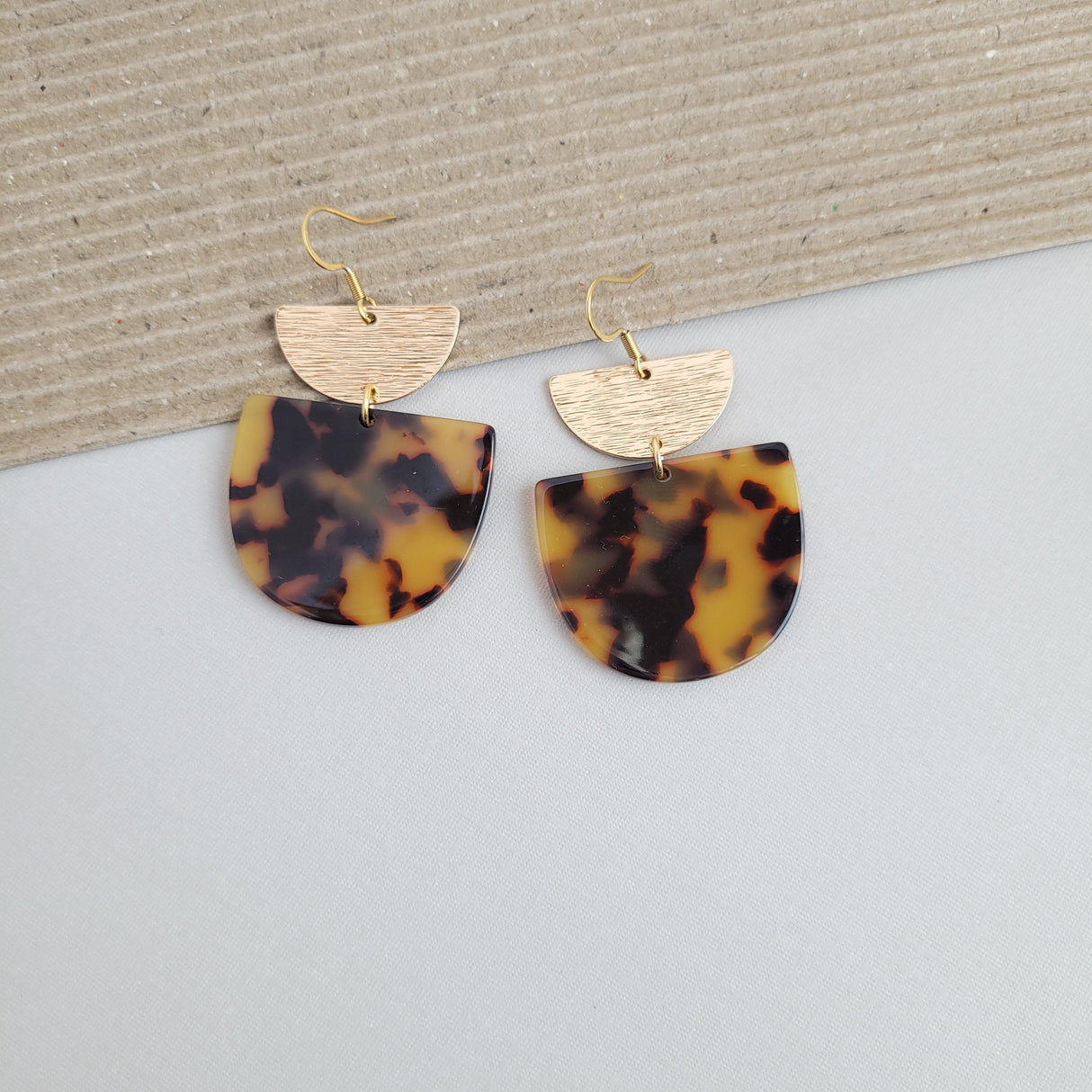 Harper Earrings - Tortoise from Spiffy & Splendid
